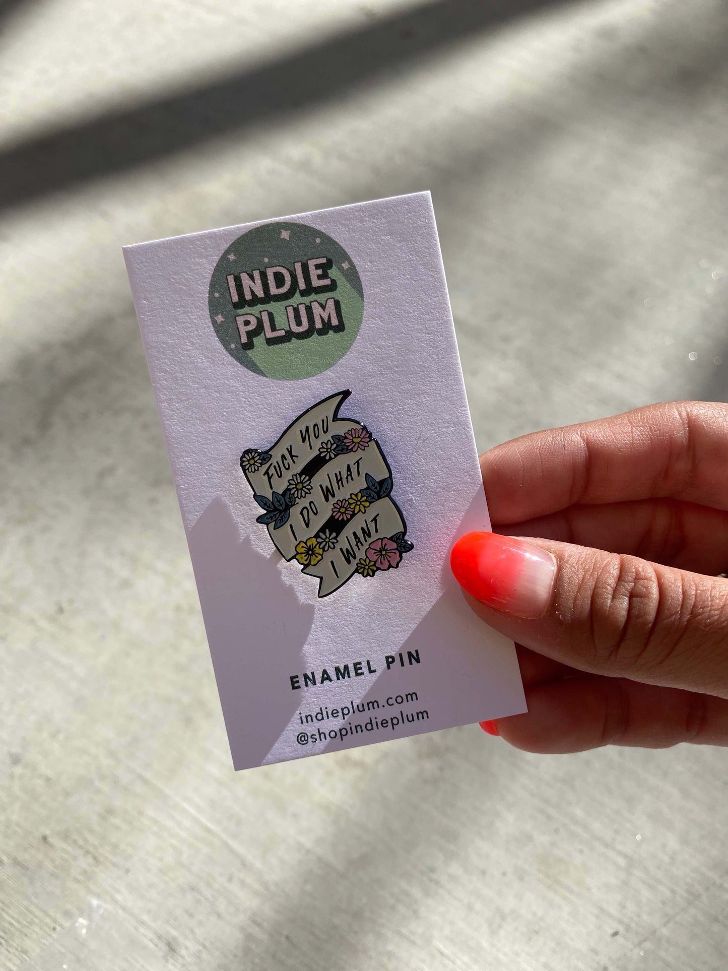 Fu*k You I Do What I Want Pin