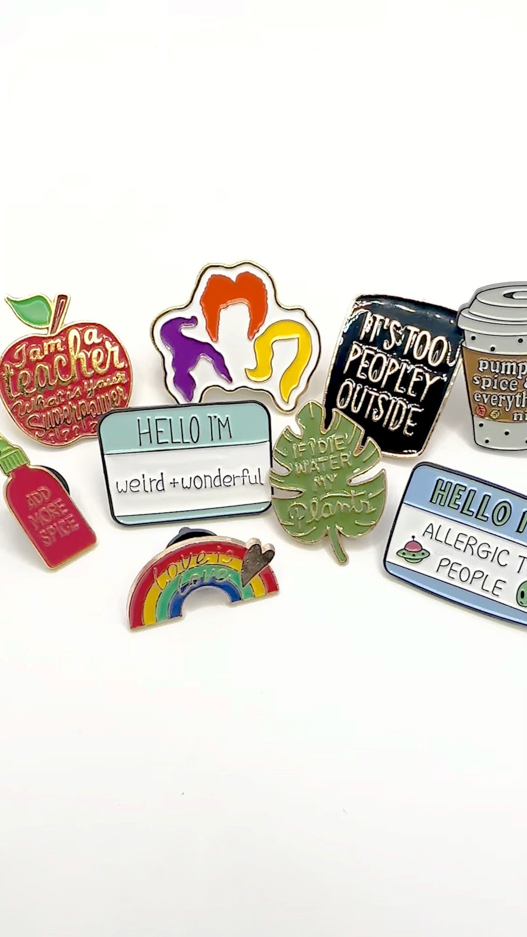 Add More Spice Bottle Pin