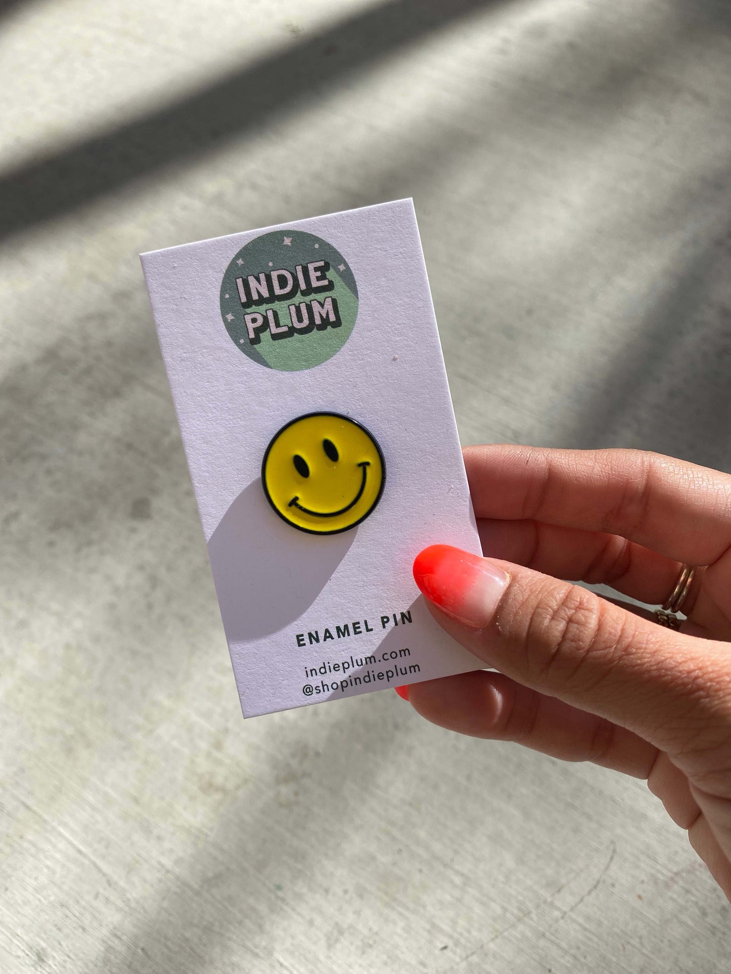 Happy Face Pin