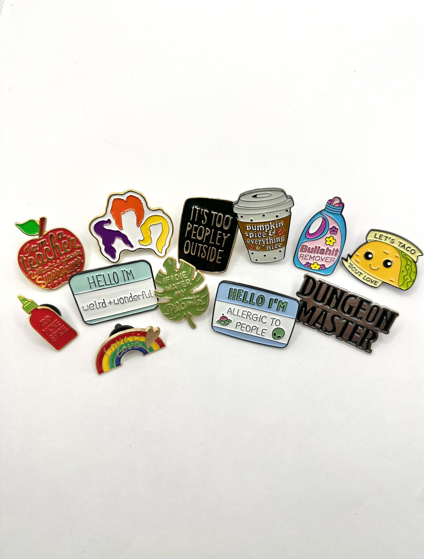 Weird + Wonderful Pin