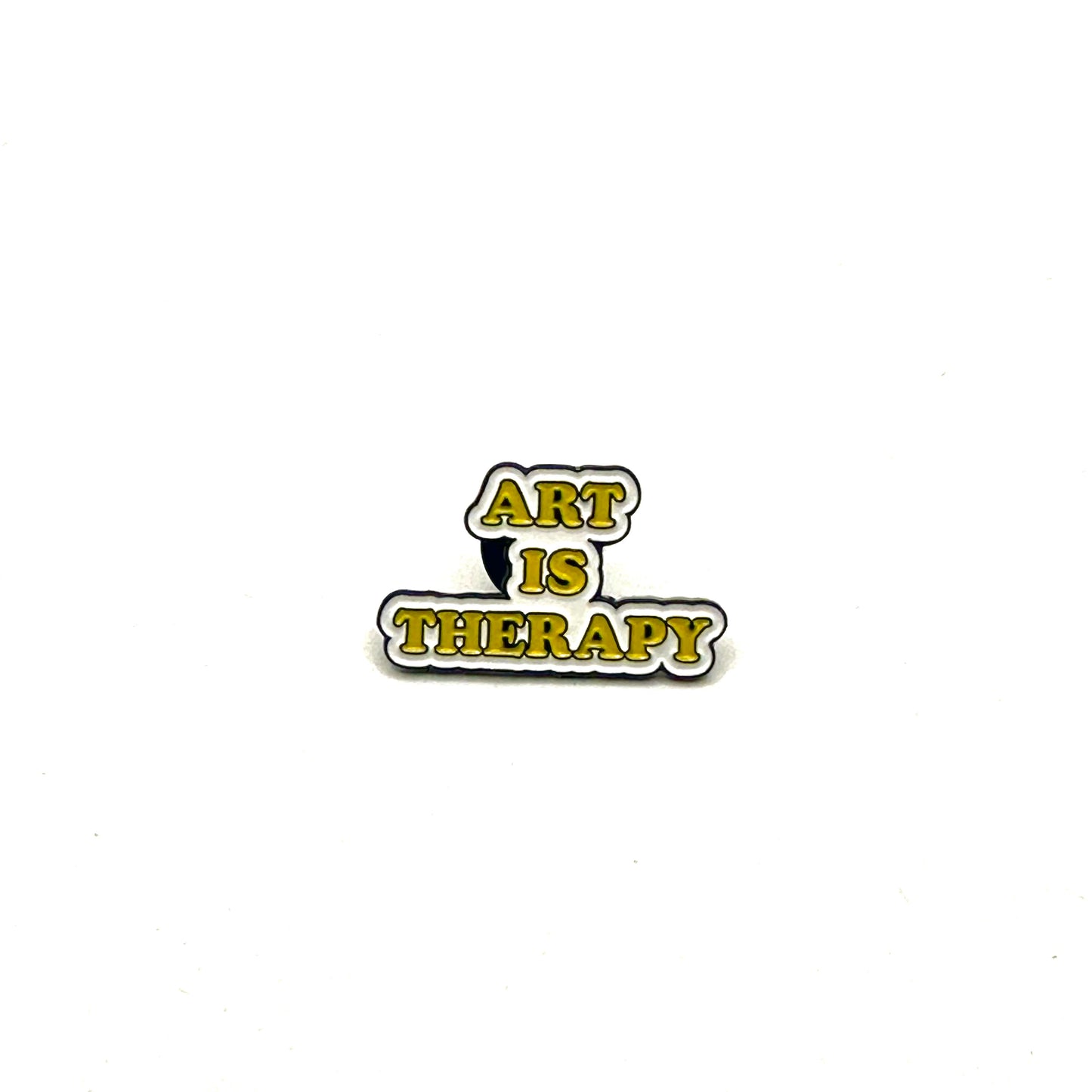 Art Is Therapy Pin